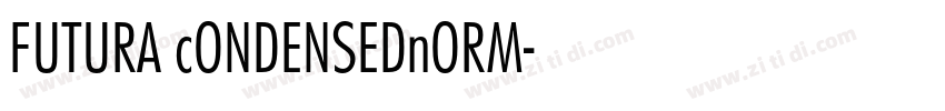 FUTURA cONDENSEDnORM字体转换